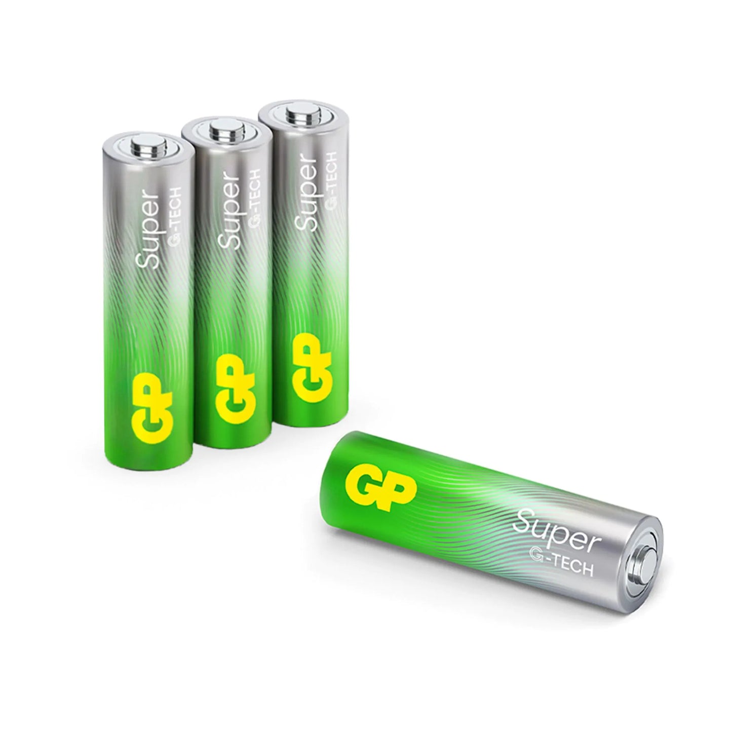 GP Super Alcaline AA Batteries 4pk