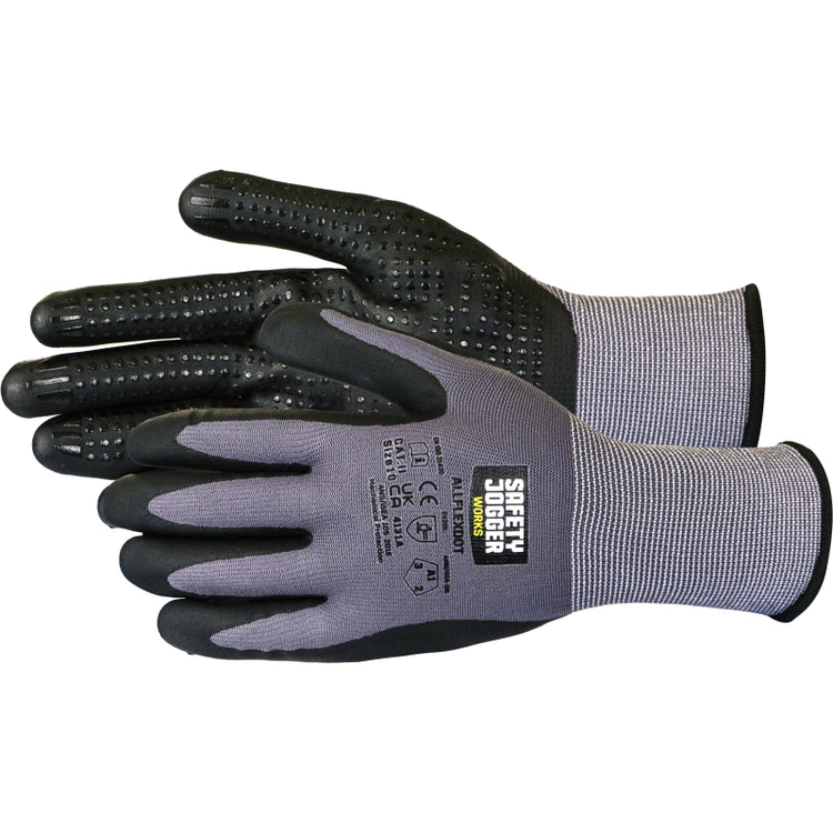 Ty Safe Jogger allflexdot gants 12-pack 4131a | noir | taille 8 - 5401124557046