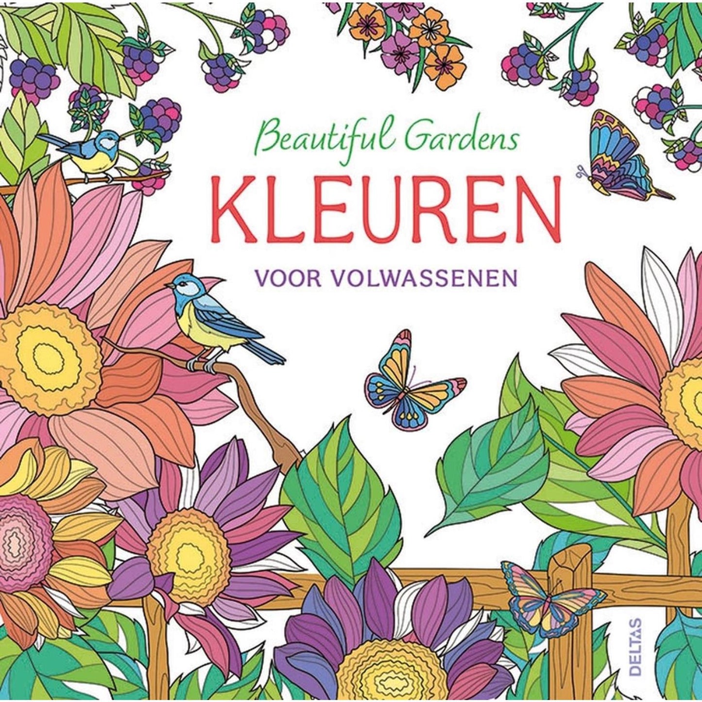 Livre de coloriage : les beaux jardins du Delta