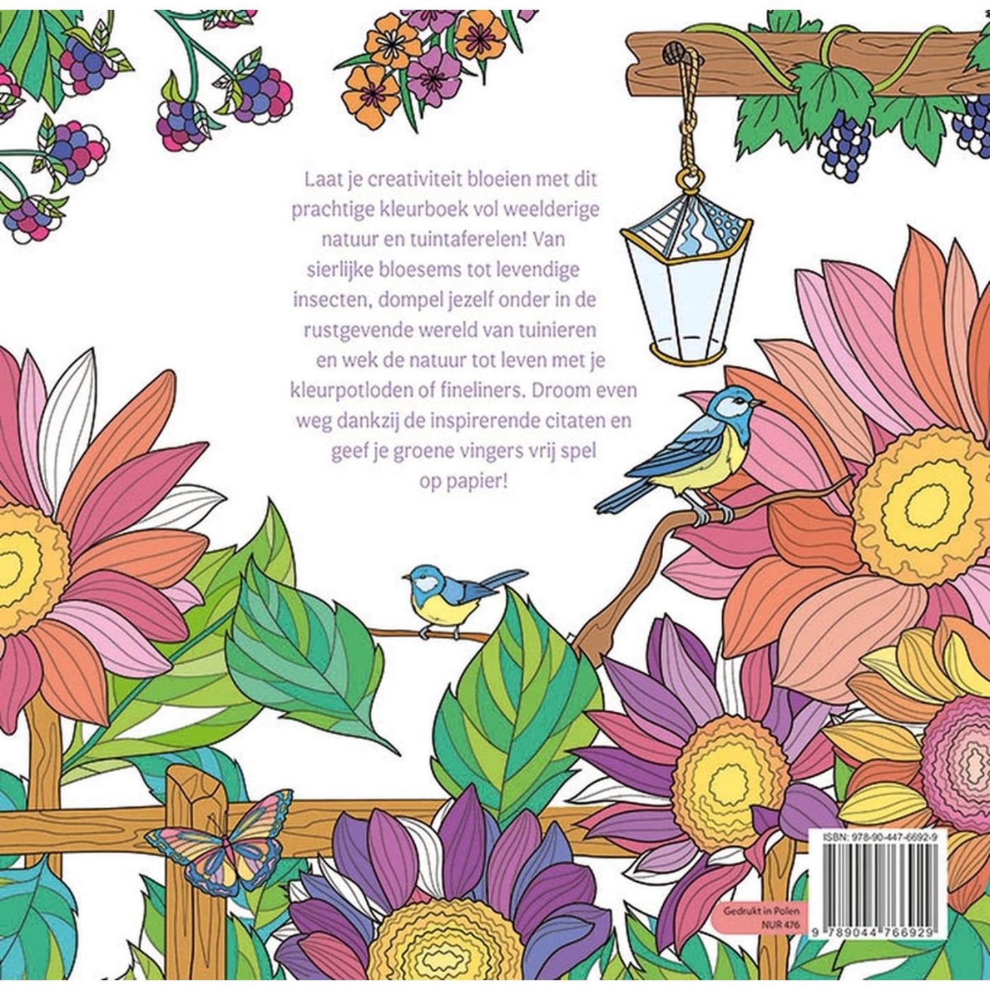 Livre de coloriage : les beaux jardins du Delta