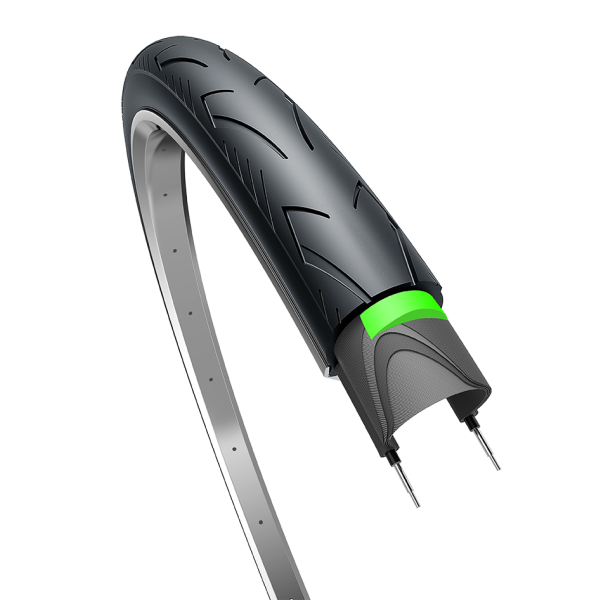 Edge Tire City Ranger Protect 28 x 1,40 37-622 noir avec réflexion