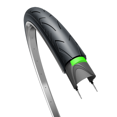 Edge Tire City Ranger Protect 28 x 1,40 37-622 noir avec réflexion