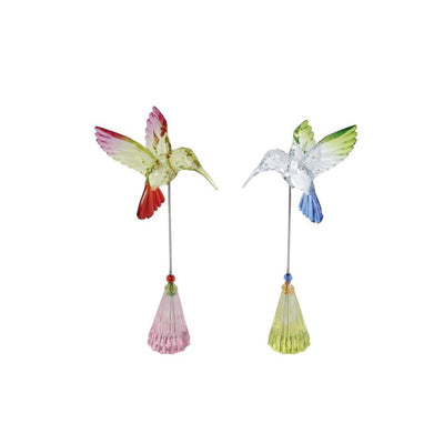 Cozydecor statue colibri acrylique 16x6x6,5cm