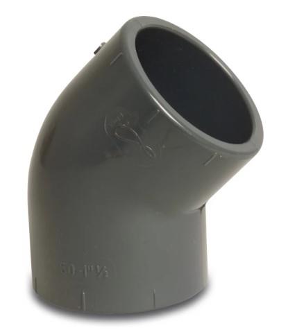 Genou PVC 25mm 45° 16 bar kiwa