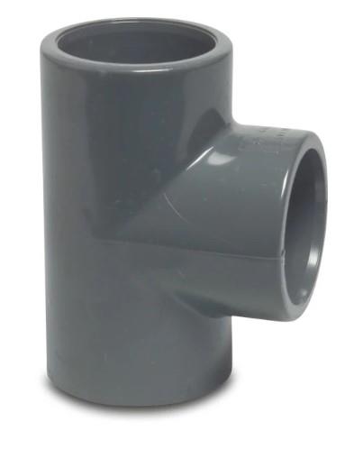 Pièce en T PVC 63mm 90° 16 bar kiwa