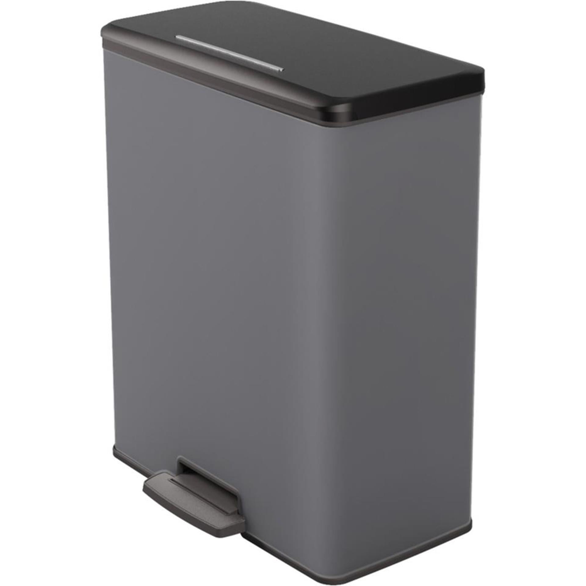Curver Curver Decobin Pedal Bin 65L Gris frais