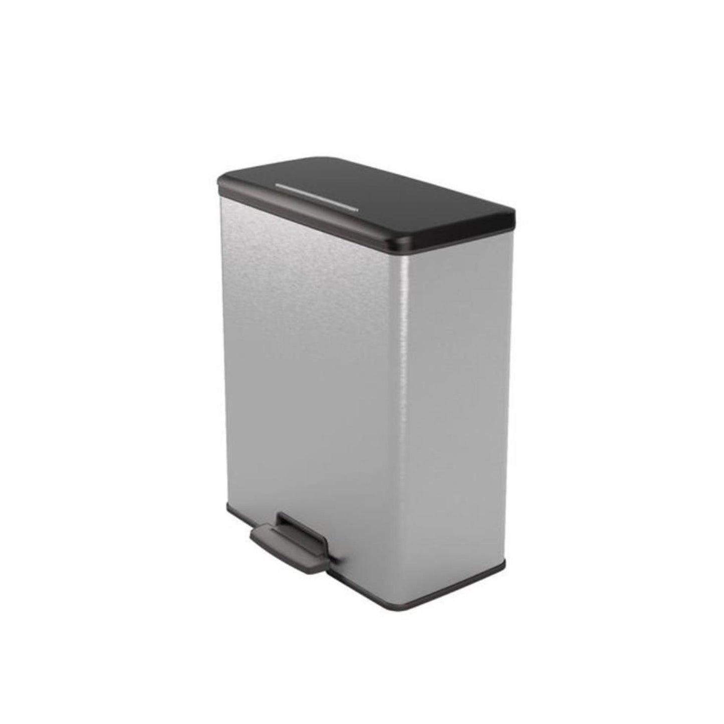 Curver Pedal Bin Decobin Duo 26L 26L Silver Metallic
