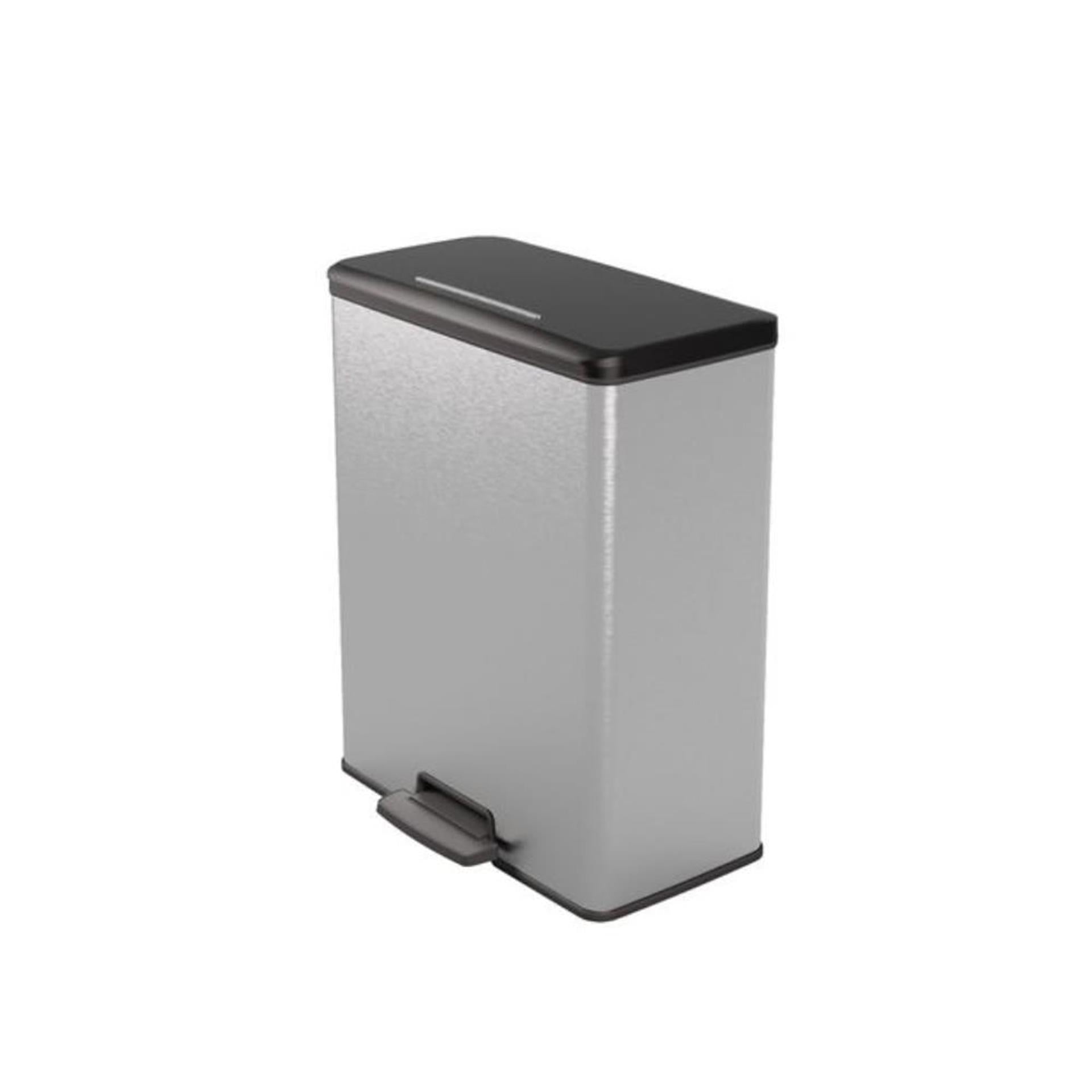 Curver Pedal Bin Decobin Duo 26L 26L Silver Metallic