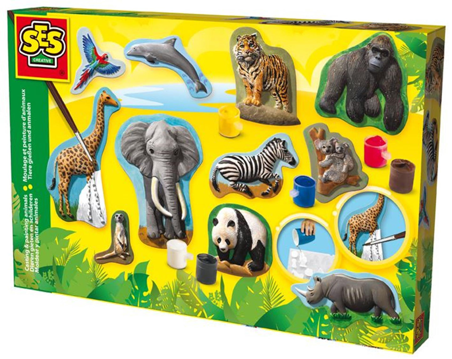 SES CASTING ET PEINTURE ANIMALS