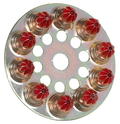 Motif de broche rouge 6.3 10 p 100