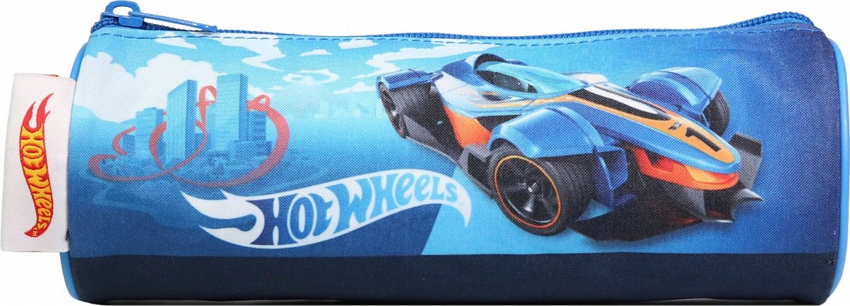 Jim Jam trousse à crayons Mattel Hotwheels trousse à stylo ronde poche avec fermeture éclair