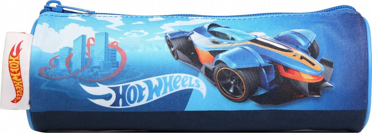 Jim Jam trousse à crayons Mattel Hotwheels trousse à stylo ronde poche avec fermeture éclair