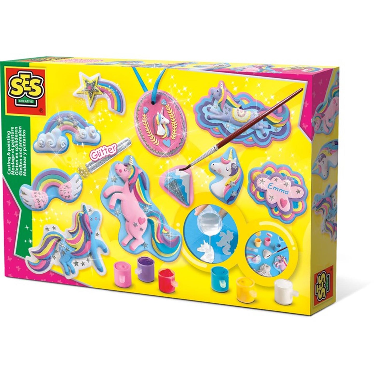 Ses Gieten et la peinture - Unicorns