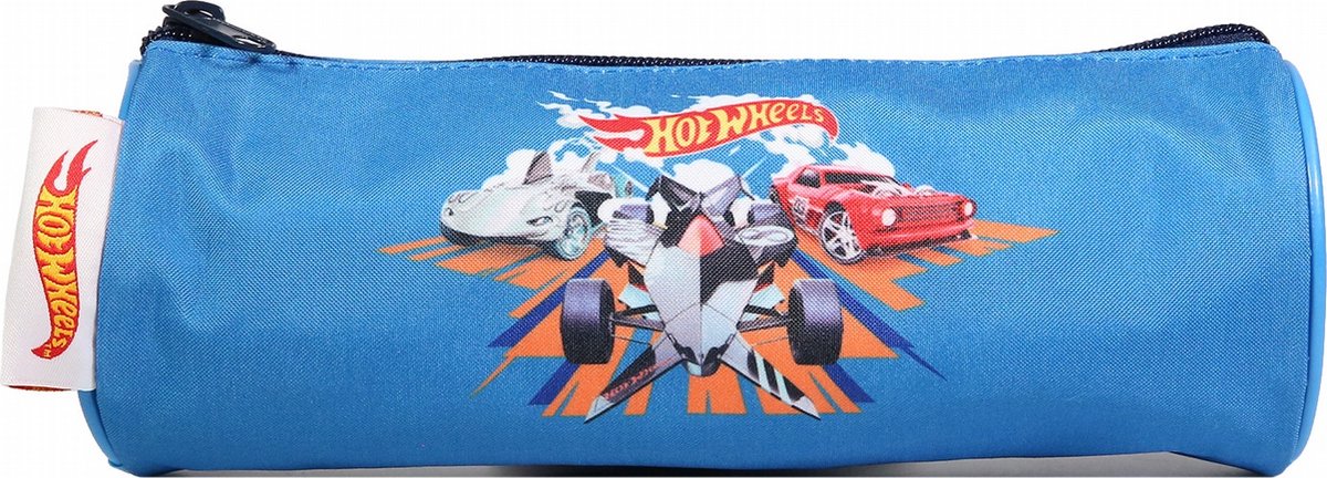 Trousse à crayons Jim Jam Mattel Hotwheels Pen Case 1 compartiment avec fermeture éclair