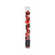 Decoris Boules de Noël mini dia3cm verre rouge 9pcs