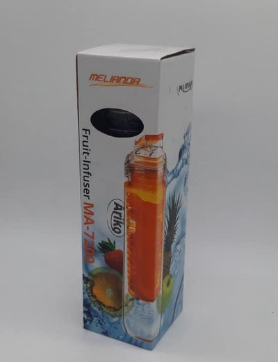 Bouteille de boisson aux fruits de Melia avec infuseur de fruits 800 ml d'orange