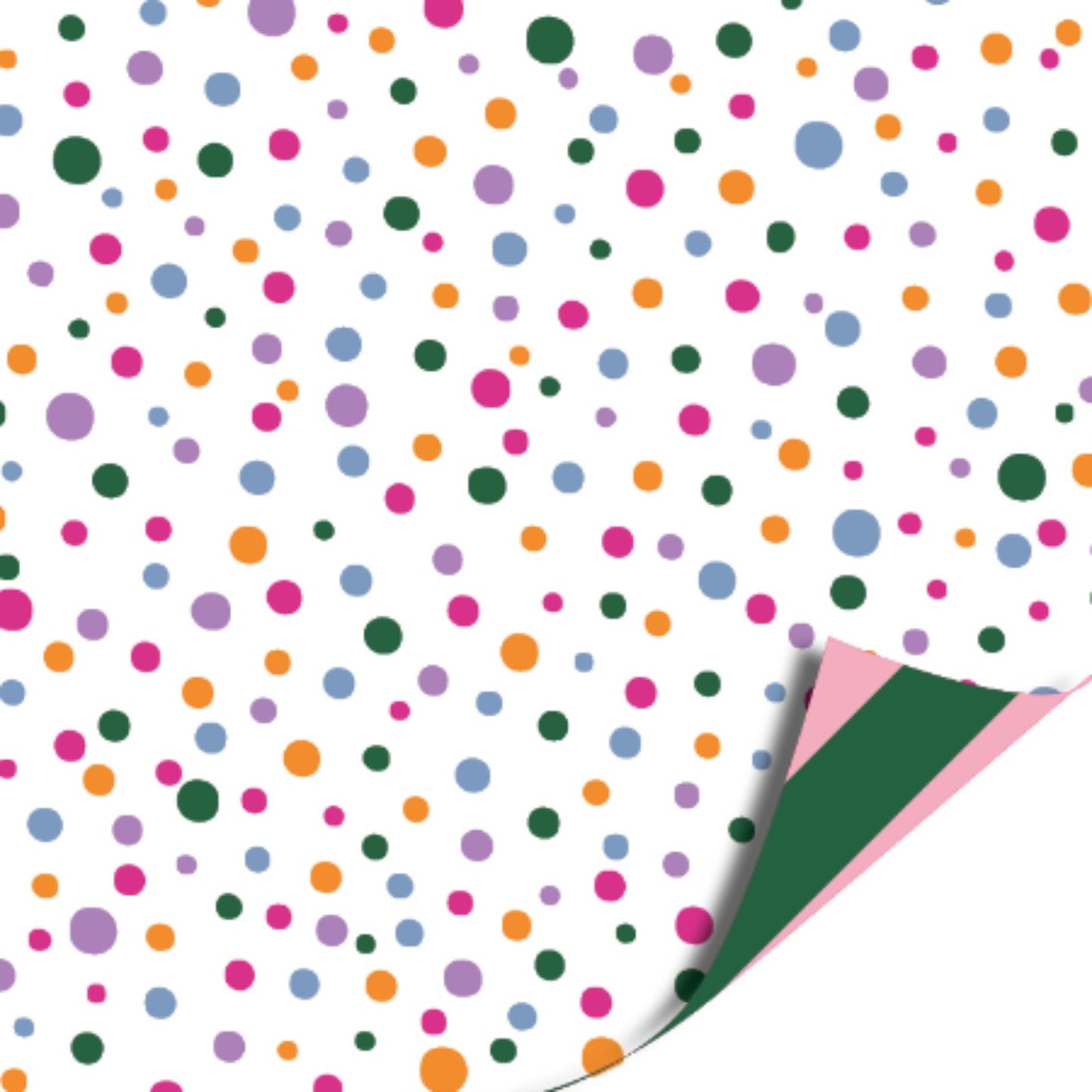 Rouleau de comptoir de plan de caisse 30cm 100m - bande confettis