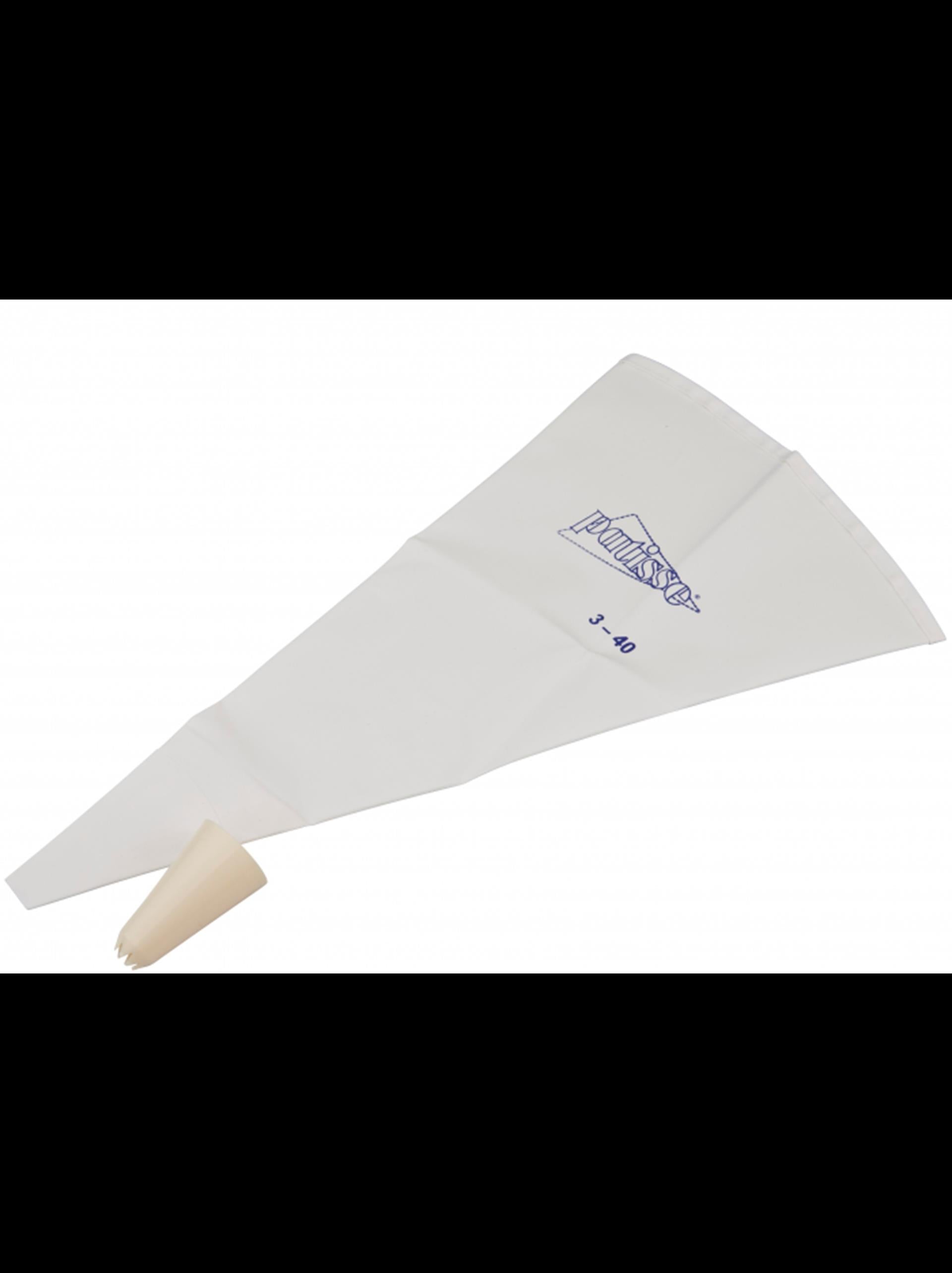 Poche à douille Patisse avec 1 douille à douille 40cm