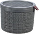 Curver panier en jute rond 2l gris foncé