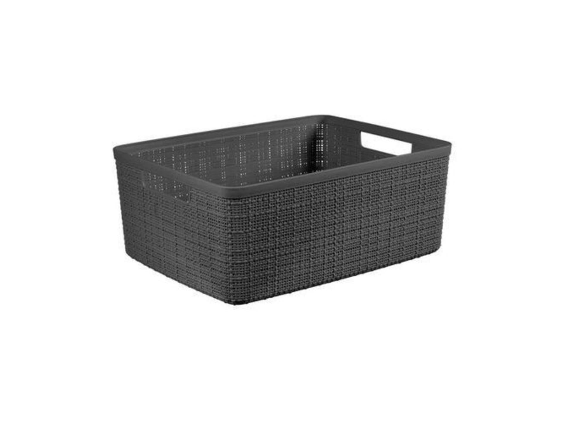 Panier de jute de curver 12 L anthracite