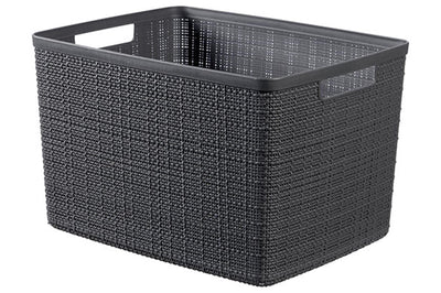Panier de jute de curver 20 L anthracite