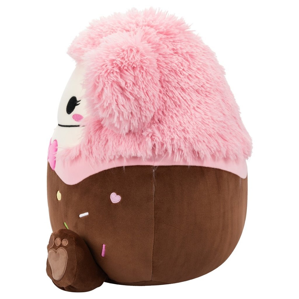 Squishmallows 40 cm Brina chocolat trempé bigfoot rose
