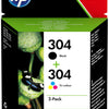 HP 304 SW et KL Combipack 3JB05AE