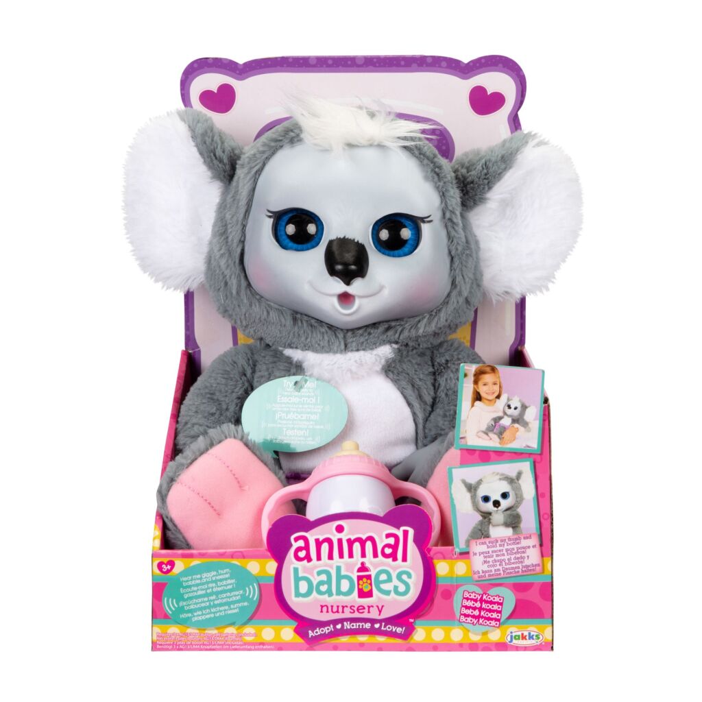 Jakks jaks animaux bébés koala + son