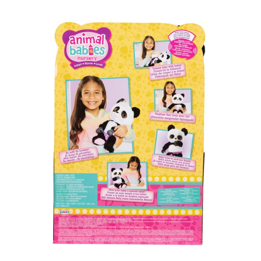 Jakks jaks animaux bébés panda + son
