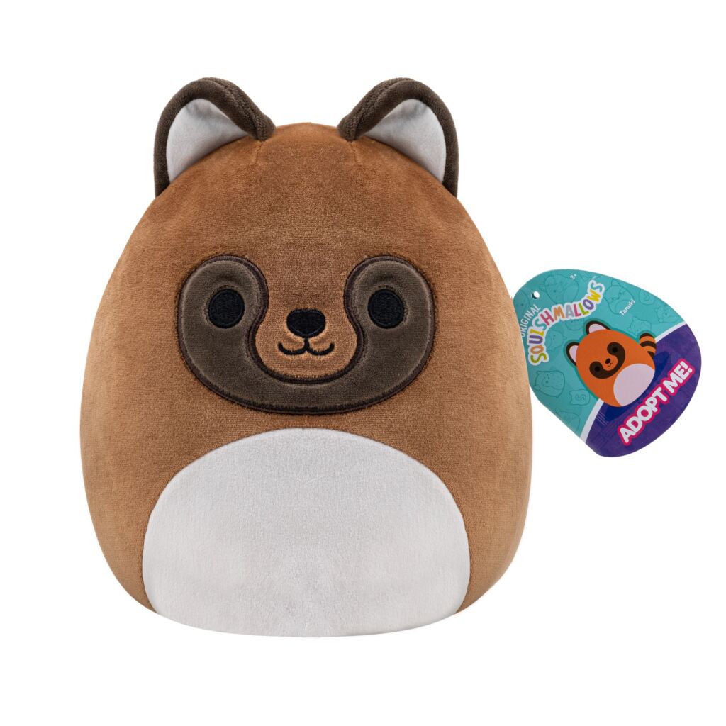 Squishmallows squishmallows m'adoptent! Tanuki câlin 20 cm