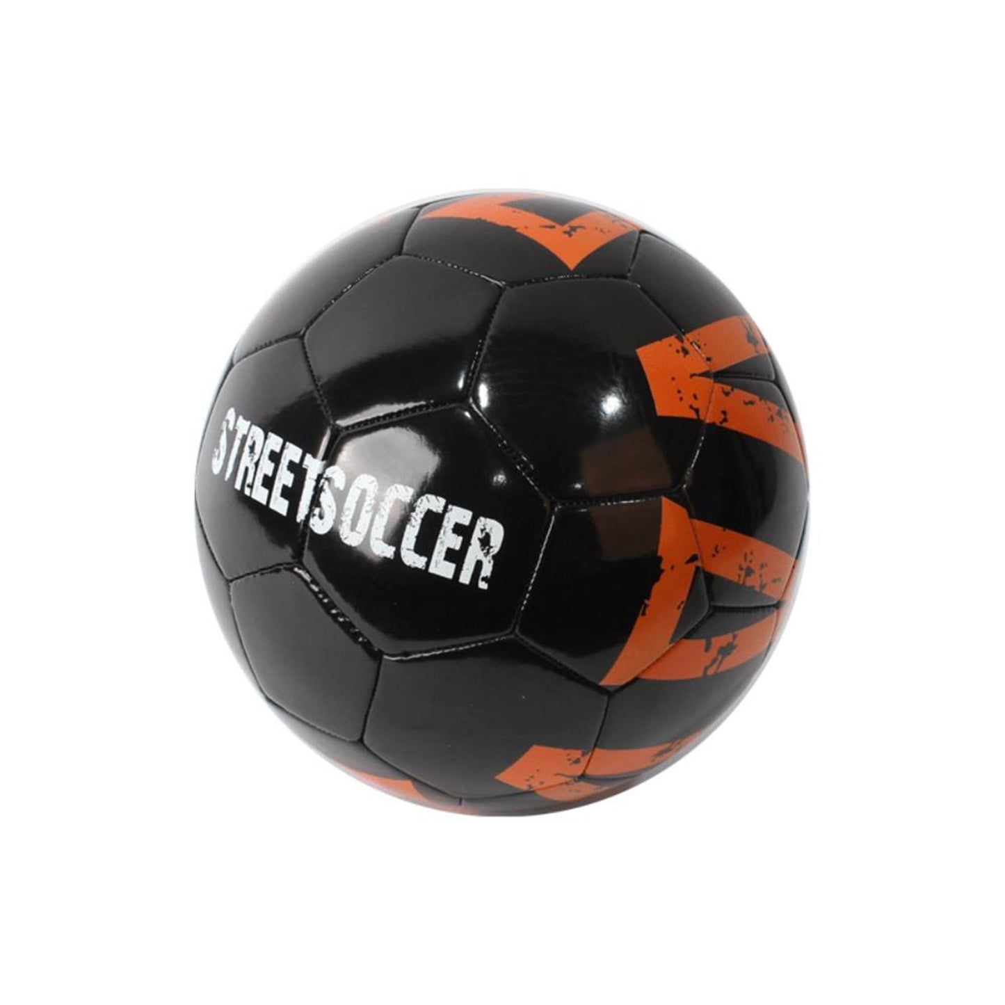 Ballon de football en PVC streetfootball taille 5 noir