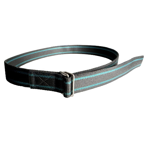 Produits ceinture nylon boucle de compression 130cm boucles inox noir vert