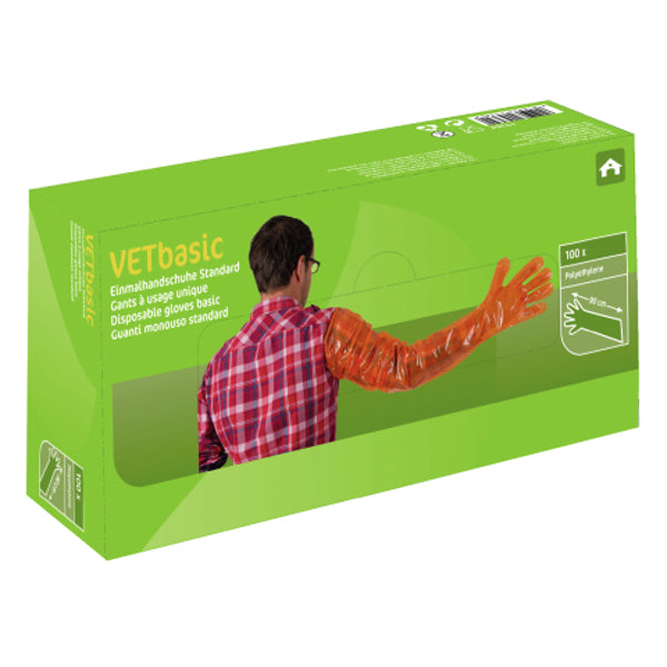 Kerbl gant d'examen vetbasic long 90cm %c3%a0 100 pcs