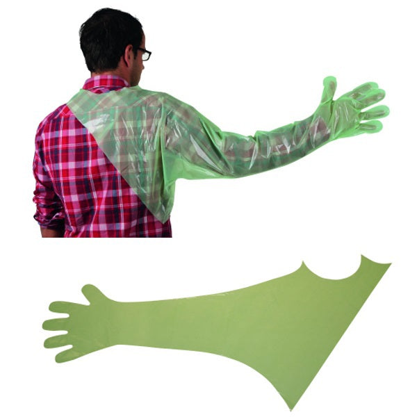 Kerbl gant d'examen gros dessus avec épaulette 120cm %c3%a0 50 pcs