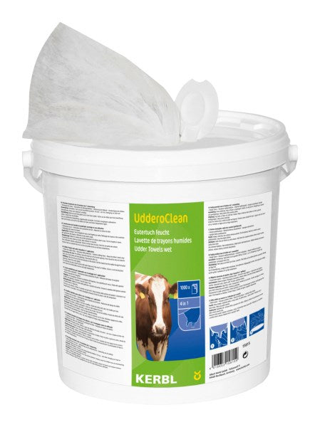 Lingettes pour pis humides 1000 pièces dans un seau