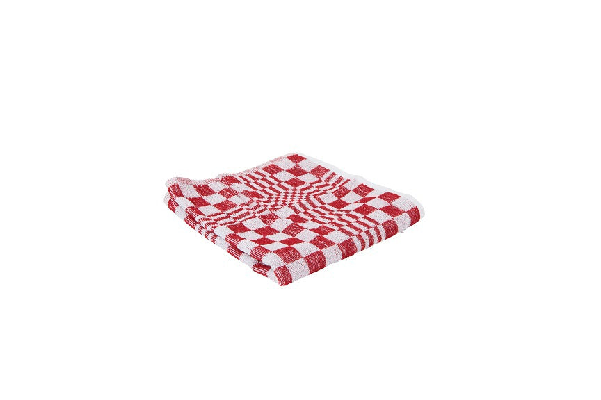 Produits torchon de cuisine bloc essuie-tout 50x50cm rouge 3 pièces