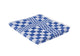 Torchon de cuisine bloc essuie-tout 50x50cm bleu 3 pièces