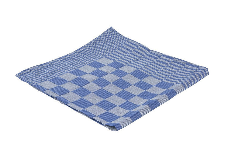 Bloc torchon 65x65cm bleu 6 pièces