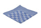 Bloc torchon 65x65cm bleu 6 pièces