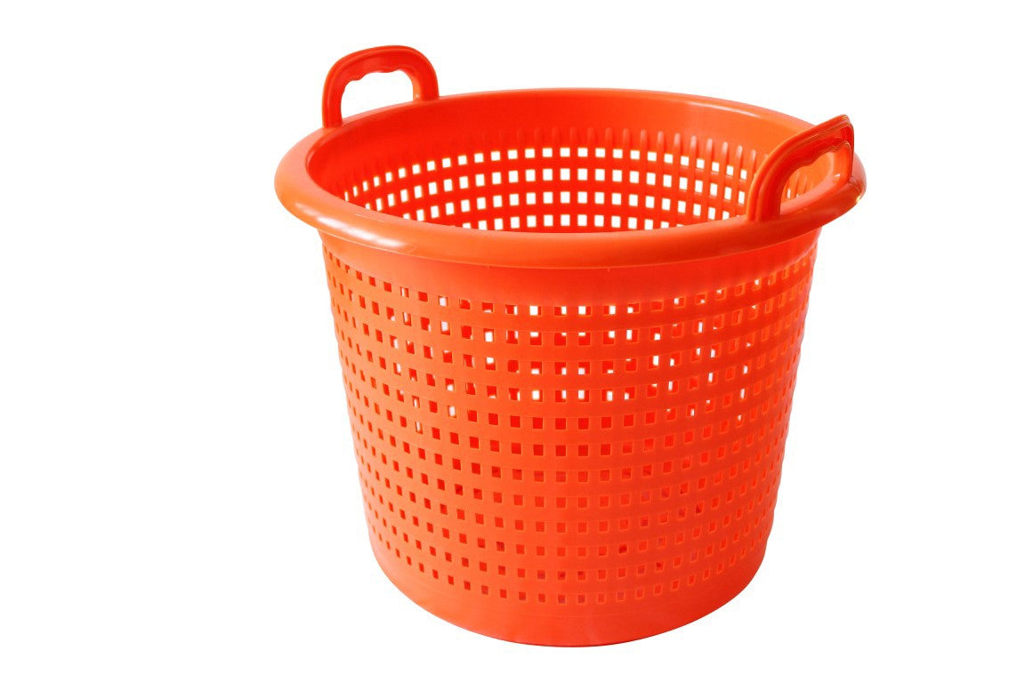 Panier industriel panier à pommes de terre ouvert orange 44 litres