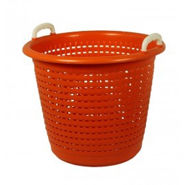 Panier industriel panier à pommes de terre ouvert orange 58 litres