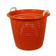 Panier industriel panier à pommes de terre ouvert orange 58 litres
