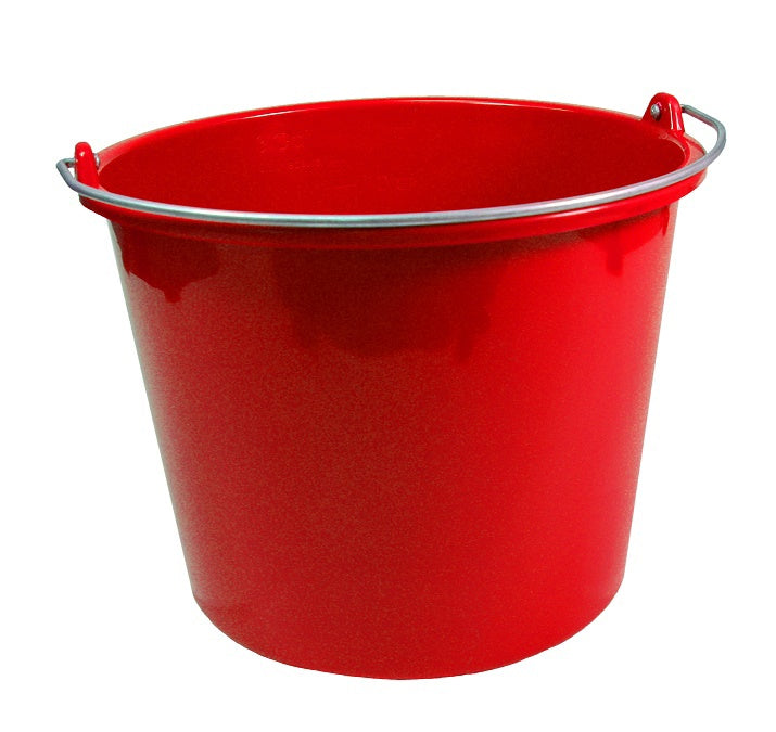 Produits seau plastique prof mm rouge 12l