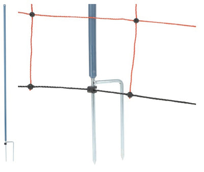 Ako poteau de remplacement pour filet à moutons bleu double épingle 122cm