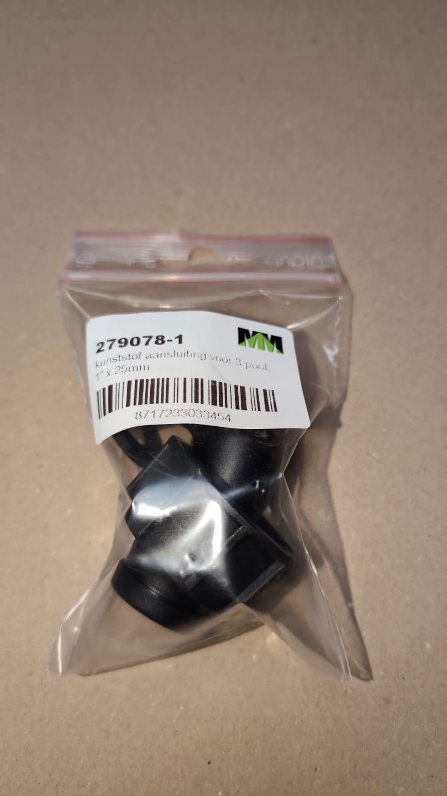 Produits connexion plastique pour 3 pieds 1 x 25mm