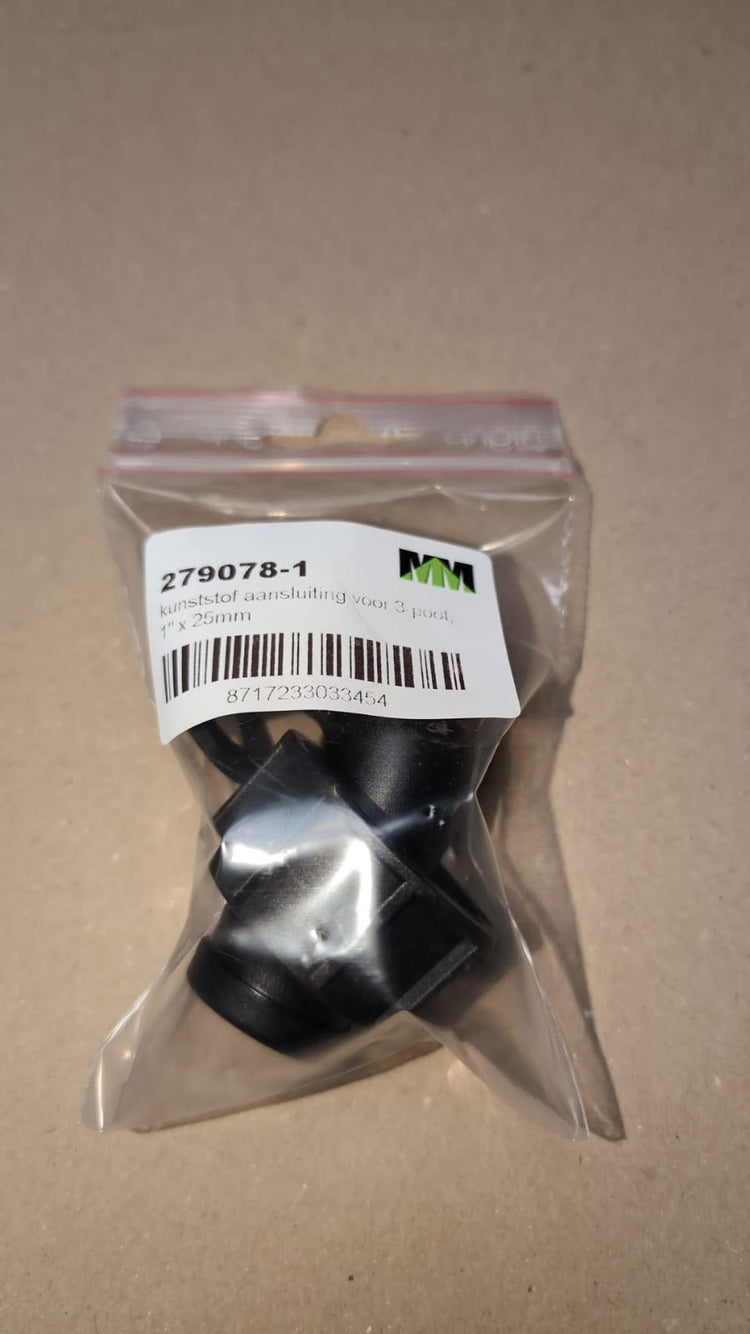 Produits connexion plastique pour 3 pieds 1 x 25mm