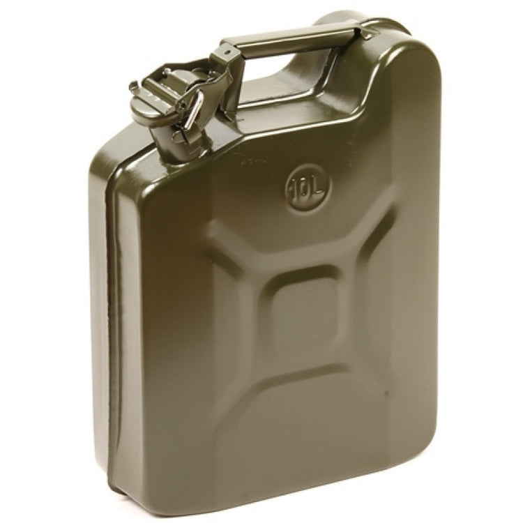 Jerrican métal vert 10 litres