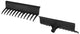 Mm eurotool box grattoir râteau noir 40cm