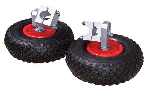 Jeu de roues de support, 2 pcs. pour brouettes