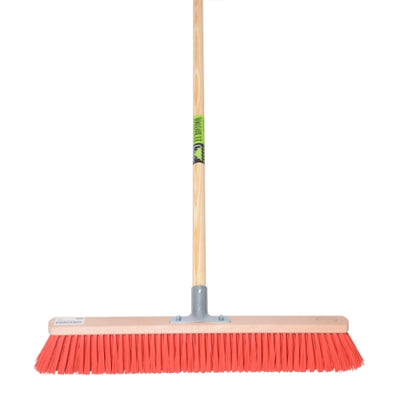 Balai Mm eurotool 60cm porte-bâton en nylon rouge manche mm 150cm